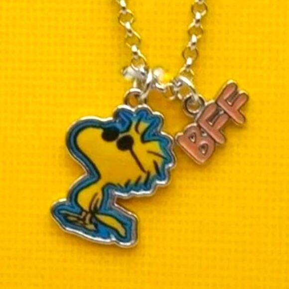 Peanuts Women’s Snoopy and BFF Woodstock Necklaces Set New with Tags Cartoon TV - Picture 3 of 4